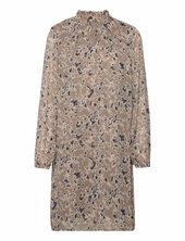 Kasunda Dress Kaffe Beige