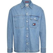Skjorter M. Lange ærmer Tommy Hilfiger  Tjm Essential Denim Overshirt Jeans