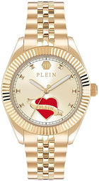 Philipp Plein Dameur Pw2ba0725 Valentine Guld/gul Guldtonet Stål