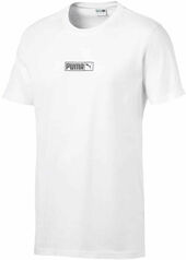 Puma Graphic Logo N.2 Tshirt Herrer Kortærmet Tshirts Hvid S