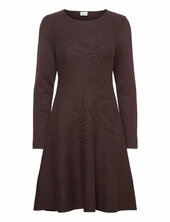 Kamalina Knit Dress Kaffe Brown