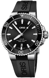 Oris Herreur 01 733 7730 4134-07 4 24 64eb Diving Sort/gummi Ø43.5 Mm