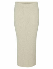 Yasmavi Hw Ankle Knit Skirt - D2d Yas Cream