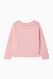 East Jumper - Cotton Candy Melange - American Vintage - Lyserød M