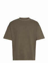 Great Boxy Heavyweight T-shirt Weekday Khaki