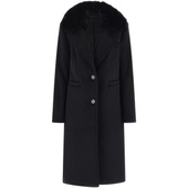 Frakker Guess Karole Fur Collar Coat W5bl19 W2642