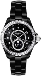 Chanel Dameur H3407 J12 Sort/keramik Ø38 Mm