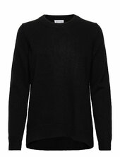 Straight O-neck Sweater Davida Cashmere Black
