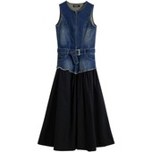 Lange Kjoler Desigual Vest_poplin 25wwvd03