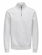 Onsceres Half Zip Sweat Noos Only & Sons Grey