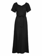 Onlalma Life Poly Bay Long Dress Solid Only Black