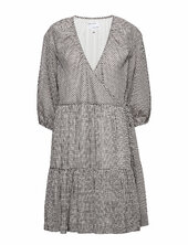 Voluminous Wrap Dress Designers, Remix Grey