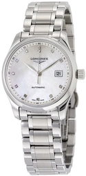 Longines Dameur L2.357.4.87.6 Master Hvid/stål Ø34 Mm