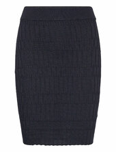 Textured Knitted Skirt Gant Blue