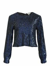 Objdotti Sansiba Re L/s Top 135 Object Blue