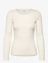 Garimasz Wool Ls Blouse Saint Tropez Beige