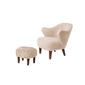 By Lassen Ingeborg Lænestol Med Skammel Røget Eg/sheepskin Moonlight