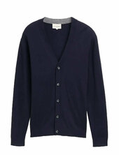 Cotton Cashmere Cardigan Tom Tailor Navy