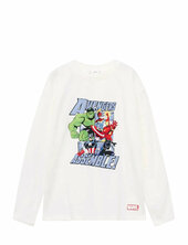 Superhero Cotton Marvel T-shirt Mango White