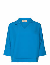 Cally Leia Blouse Mos Mosh Blue