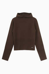 Korirs Knit Hoodie - Dark Brown - Résumé - Brun M