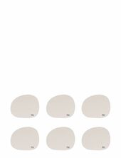 Raw - Silic Coaster Spring Sand 12,2x10 Cm 6 Pcs. Pack Aida Cream