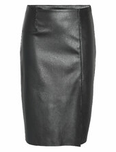 Nmclara Hw Slit Midi Length Skirt Noos Noisy May Black