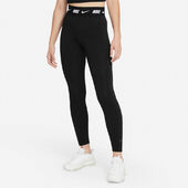 Nike Sportswear Club Highwaisted Leggings Damer Tights Sort L