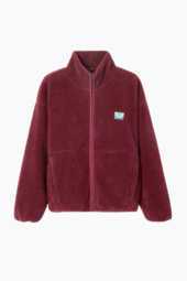 Hoktown Jacket - Burgundy Melange - American Vintage - Bordeaux Xs/s