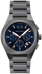 Armani Exchange Herreur Ax4182 Rafael Blå/stål Ø42 Mm