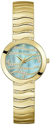 Guess Dameur Gw0871l2 Laguna Grøn/gul Guldtonet Stål Ø30 Mm