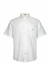 Reg Cotton Linen Ss Shirt Gant White