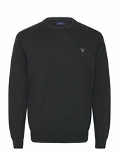 Cotton C-neck Gant Black