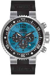 Invicta Herreur 26735 Pro Diver Blå/gummi Ø52 Mm