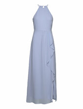 Vimilina S/l Maxi Dress/su - Noos Vila Blue