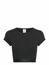 Rib Crop Tee Calvin Klein Black