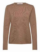 Srmarla O-neck Knit Roll Edge Soft Rebels Beige