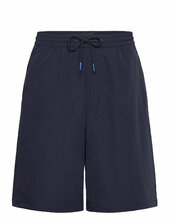 Stretch Nylon-blend Loose Fit Bermuda Short Scotch & Soda Navy