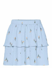 Pcjeo Hw Short Skirt Wvn D2d Pieces Blue