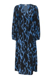 Jdy - Kjole - Drew Life L/s Wrap Midi Dress - Ebb And Flow