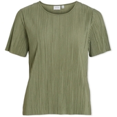 Bluser Vila Noos Top Plisa - Oil Green