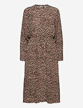 Virginia Dress Just Female Brown