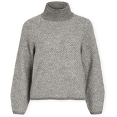 Pullovere Vila  Noos Lory High Knit - Medium Grey