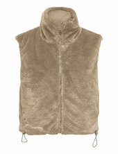 Onldana Faux Fur Rev.waistcoat Otw Cc Only Beige