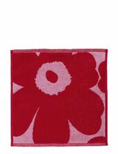 Unikko Mini Towel 30x30 Cm Marimekko Home Red