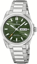 Festina Herreur F20073-4 Classic Grøn/stål Ø40 Mm