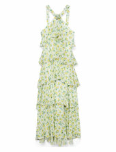 Vmfelicia Sl Ruffle Maxi Dress Exp Vero Moda Patterned