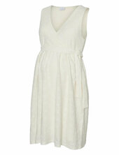 Mllova Tess Sl Jrs Short Dress 2f Mamalicious White