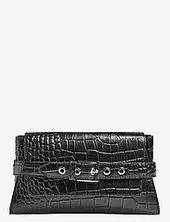 Yvettembg Clutch, Croco Markberg Black