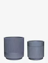Ripple Pots Hübsch Blue